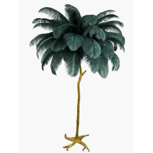 Floor Lamp With Feathers | Event & Home Decoration